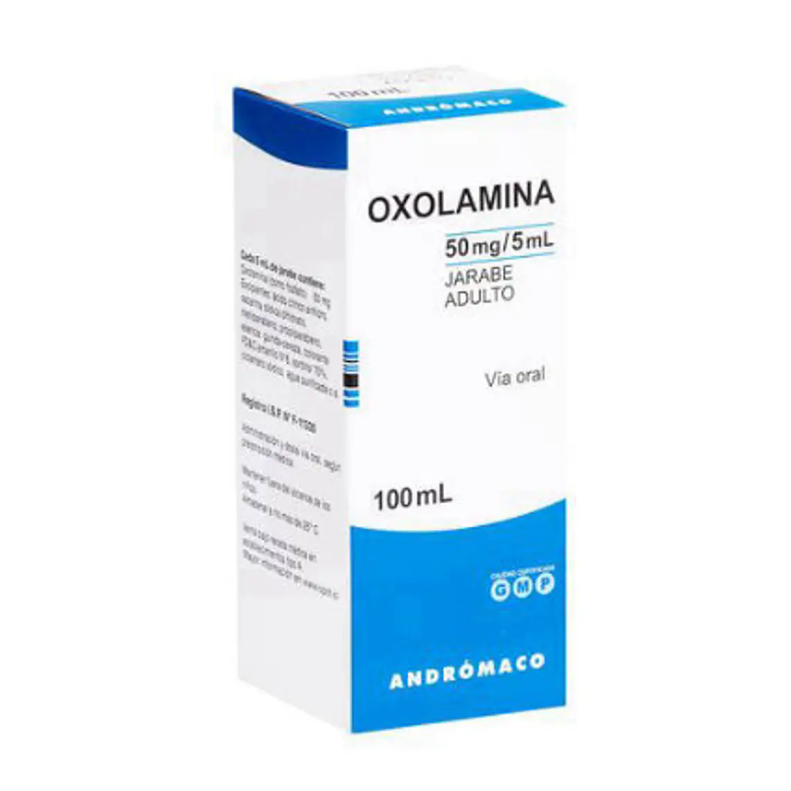 Oxolamina 50 mg / 5 ml Jarabe adulto 100 ml. 1