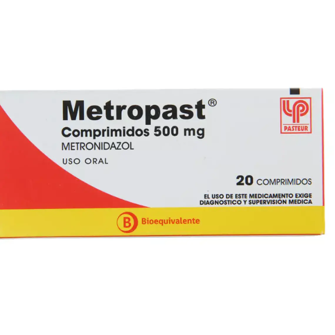 Metropast (B) 500 mg 20 Comprimidos. 1