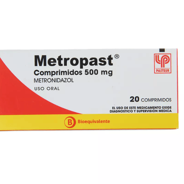 Metropast (B) 500 mg 20 Comprimidos. 1