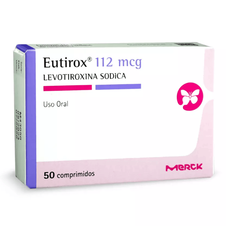 Eutirox Levotiroxina 112 mcg 50 Comprimidos. 1