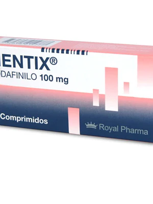 Mentix Modafinilo 100 mg 30 Comprimidos. Medicamento controlado, venta presencial