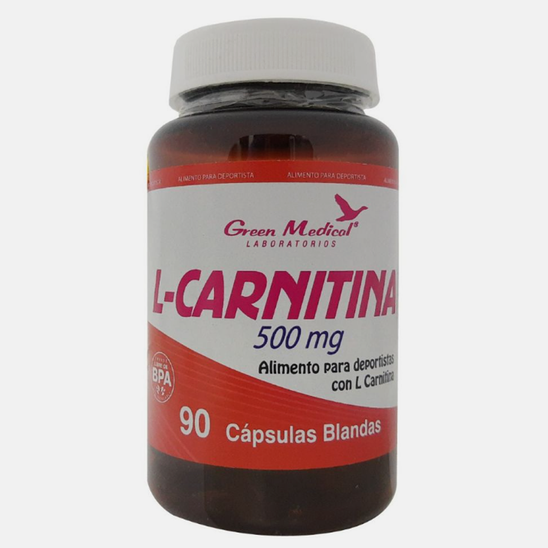 L-Carnitina 90 Cápsulas blandas. Green Medical 1