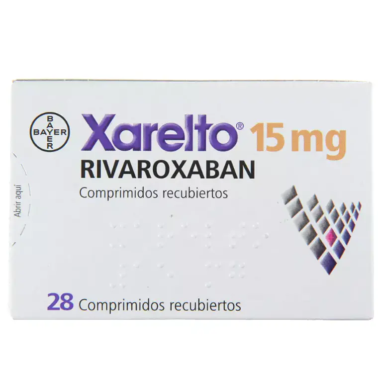Xarelto Rivaroxaban 15 mg 28 Comprimidos recubiertos. 1