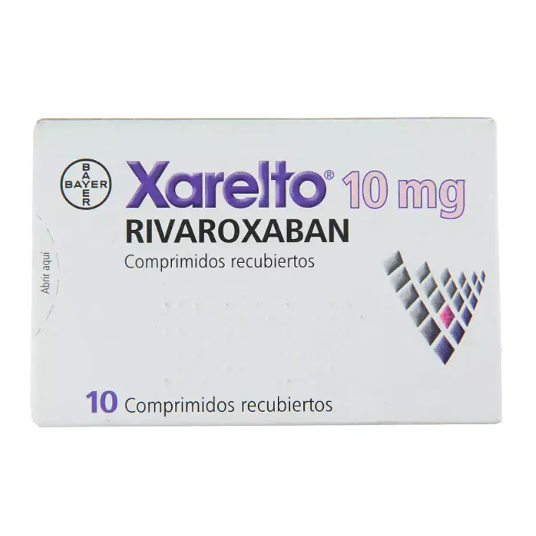 Xarelto Rivaroxaban 10 mg 10 Comprimidos recubiertos. 1