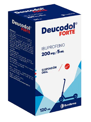 Deucodol Forte 200 mg / 5 ml Jarabe 120 ml.