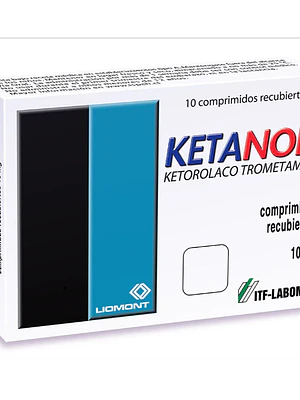 Ketanor (B) Ketorolaco 10 mg 10 Comprimidos recubiertos.