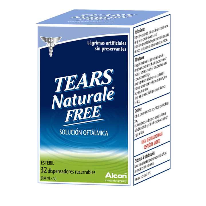 Tears Natural Free Solución oftálmica 32 Dosis. 1