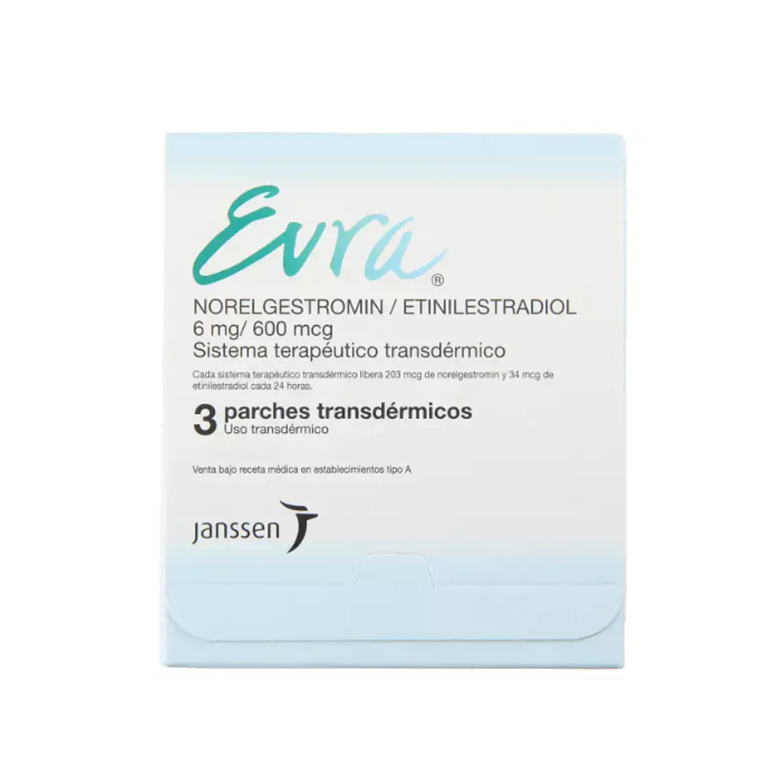 Evra Parche ratnsdérmico 3 Unidades. 1
