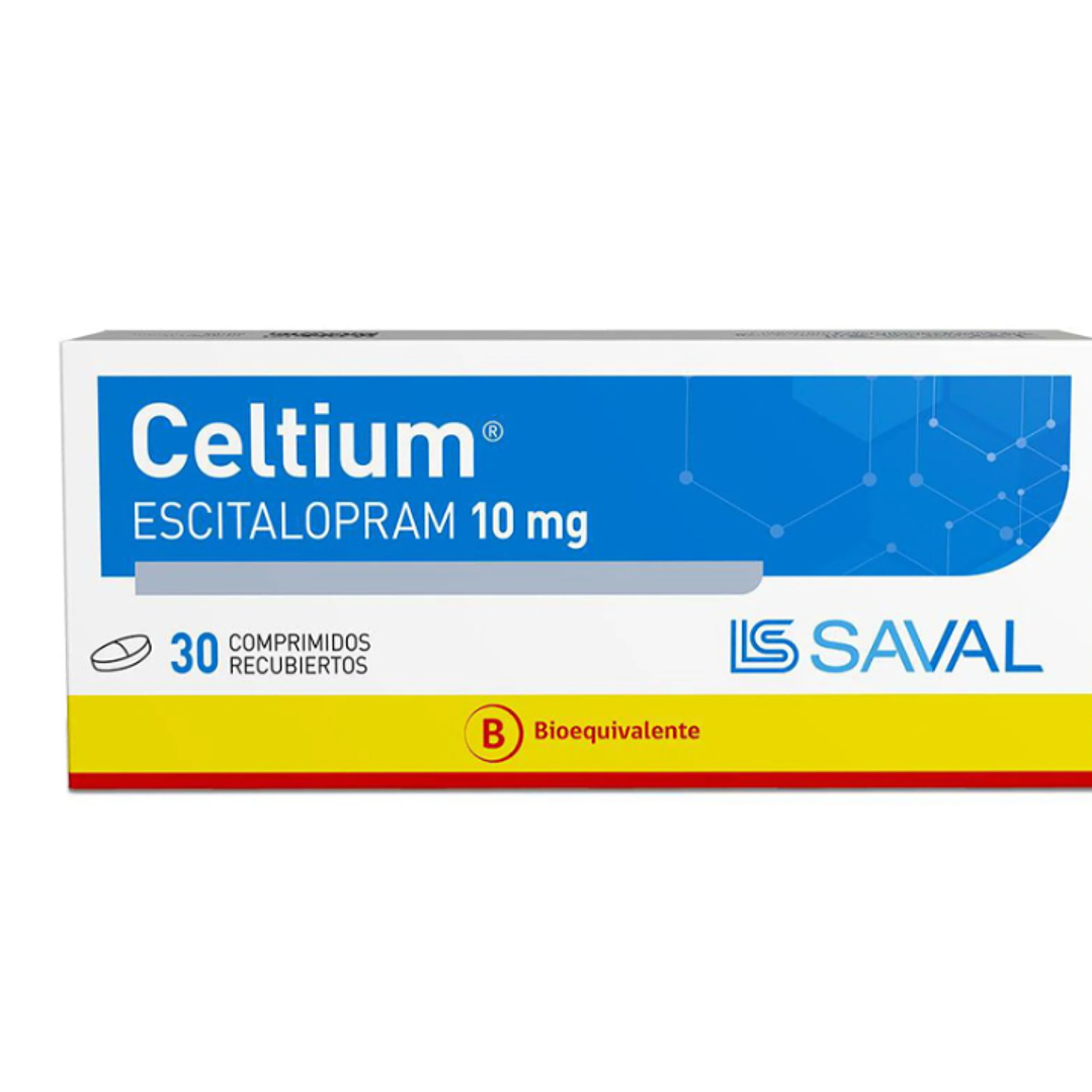 Celtium (B) Escitalopram 10 mg 30 Comprimidos recubiertos. 1