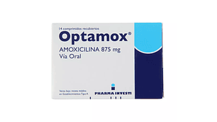 Optamox 875 mg 14 Comprimidos recubiertos.