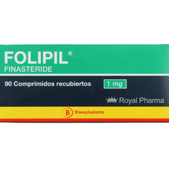 Folipil (B) Finasterida 1 mg 90 Comprimidos recubiertos. 1
