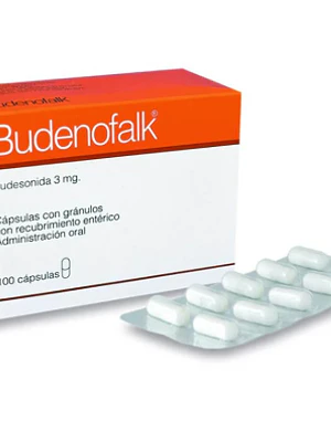 Budenofalk Budesonida 3 mg 100 Cápsulas.