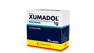 Xumadol (B) Paracetamol  1 g 20 Comprimidos.