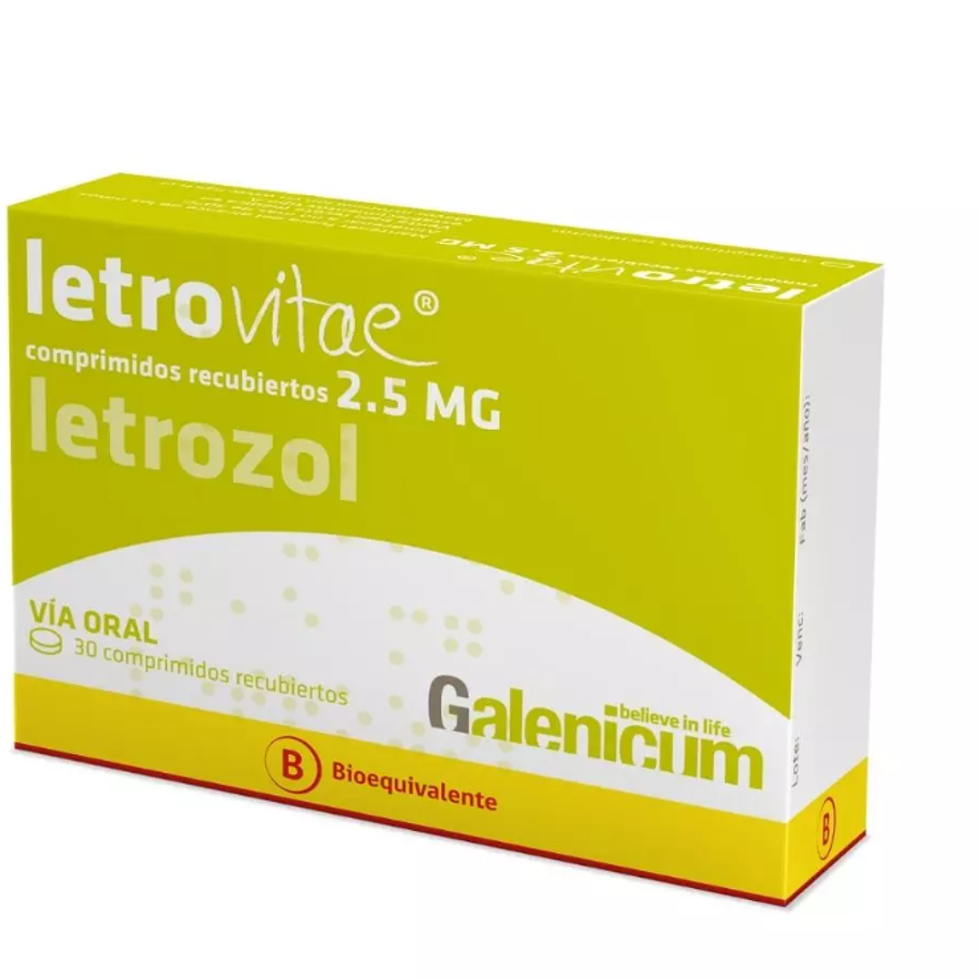 Letrovitae (B) 2,5 mg 30 Comprimidos recubiertos. 1