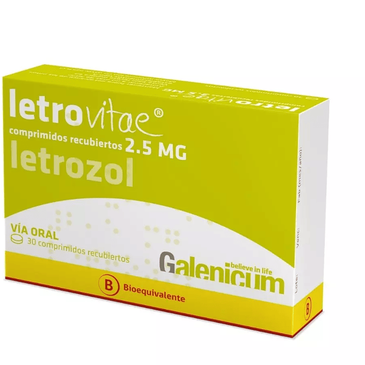 Letrovitae (B) 2,5 mg 30 Comprimidos recubiertos. 1