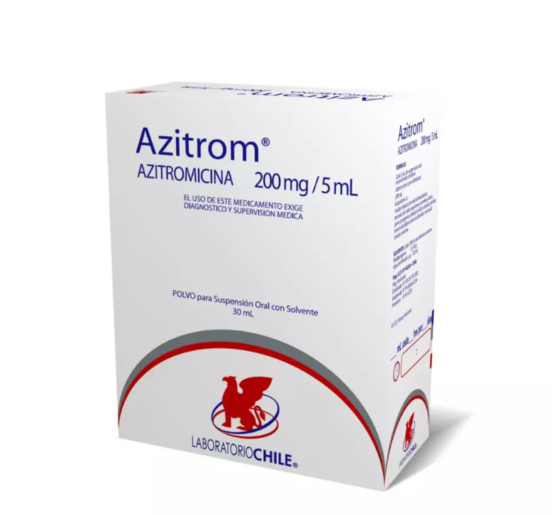 Azitrom Polvo para Suspension 200 mg / 5 mL x 30 mL