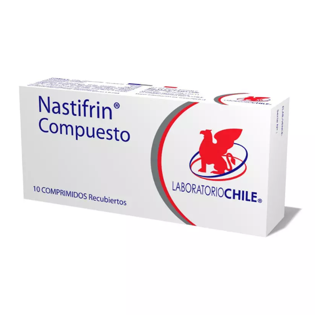 Nastifrin Compuesto 10 Comprimidos recubiertos. 1