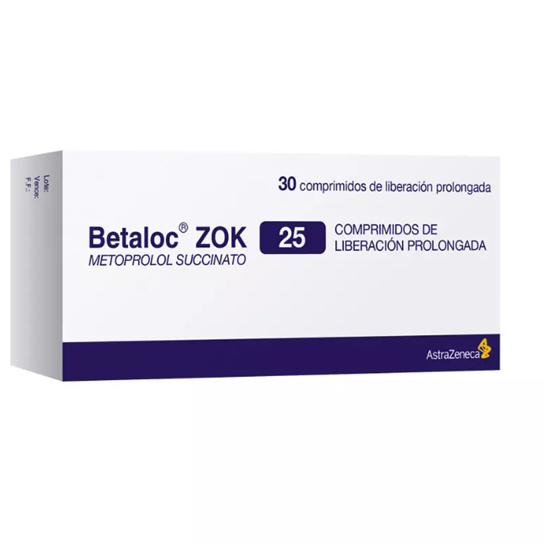 Betaloc Zok 25 mg 30 Comprimidos. 1