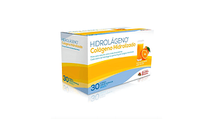 Hidrolágeno Polvo para solución oral 30 Sobres sabor naranja.