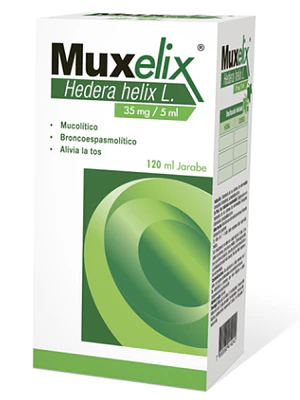 Muxelix Hedera Helix 35 mg/ 5 ml Jarabe 120 ml.