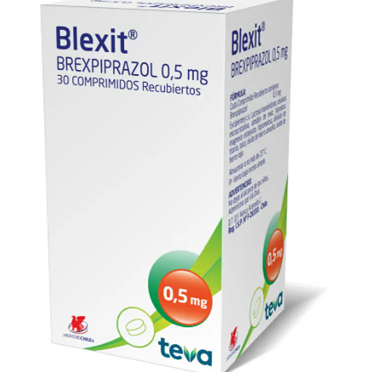 Blexit Brexpiripazol 0,5 mg 30 Comprimidos recubiertos. 1
