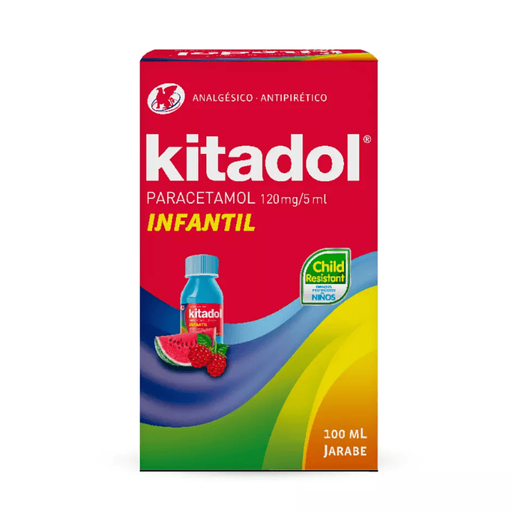 Kitadol Infantil 120 mg / 5 ml Jarabe 120 ml. 1