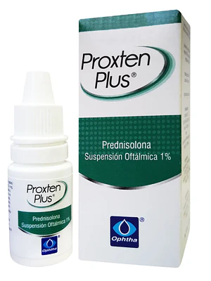 Proxten Plus Prednisona 1 % Suspensión oftálmica 5 ml.