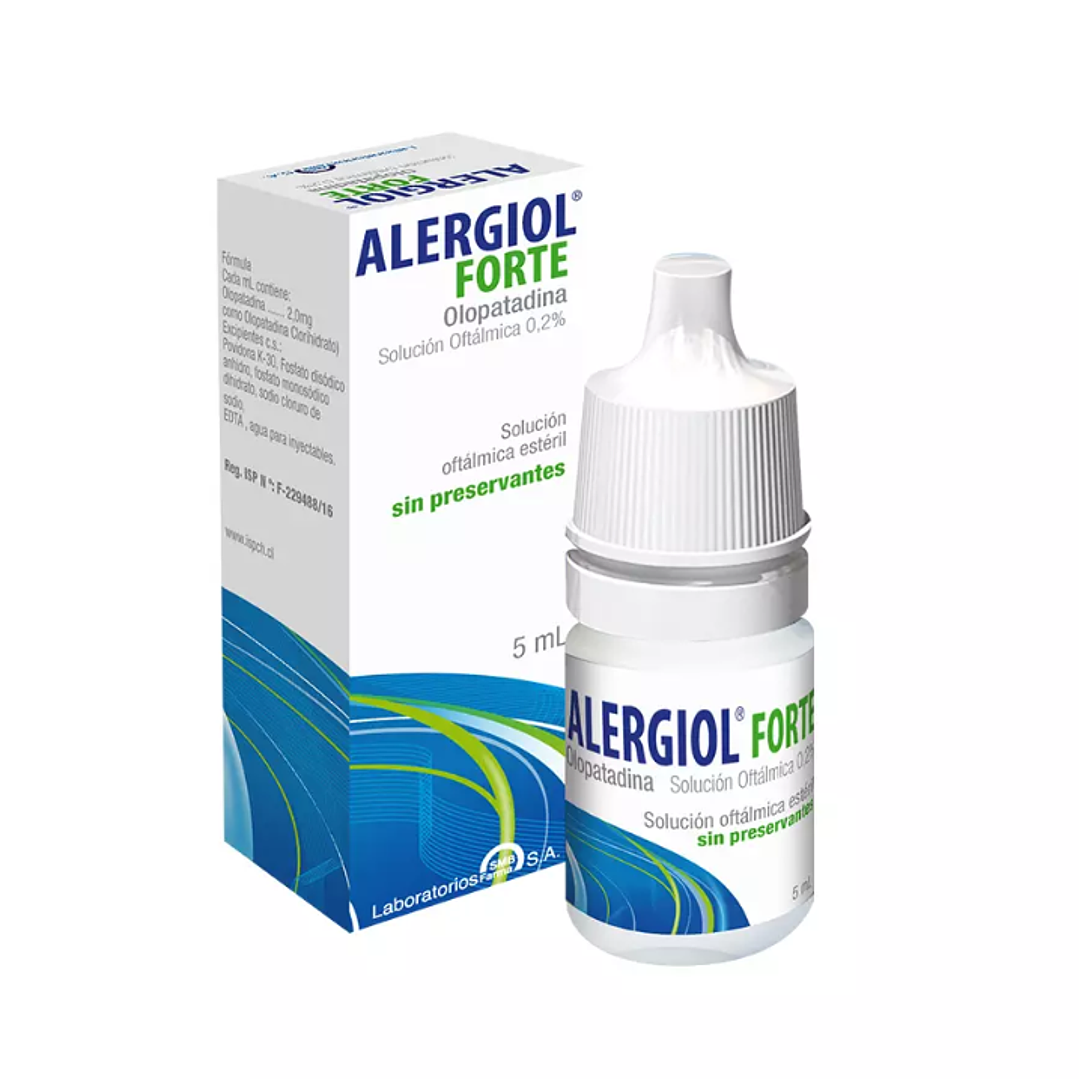 Alergiol Forte 0,2 % Solución oftálmica 5 ml. 1