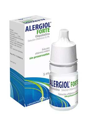 Alergiol Forte Olopatadina Solución oftálmica 0,2 % 5 ml.
