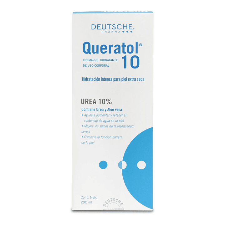 Queratol 10 Crema gel hidratante de uso corporal 290 ml. 1