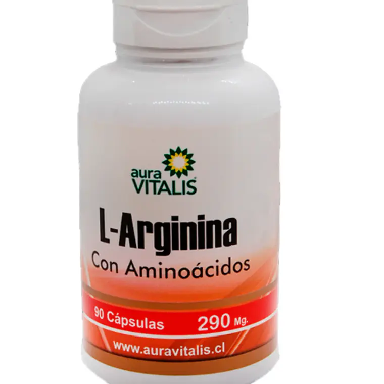 L-Arginina 90 Cápsulas. Aura Vitalis  1