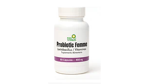 Probiotic Femme  450 mg 60 Cápsulas. Aura Vitalis