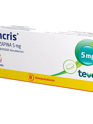 Sincris (B) Olanzapina 5 mg 30 Comprimidos recubiertos.