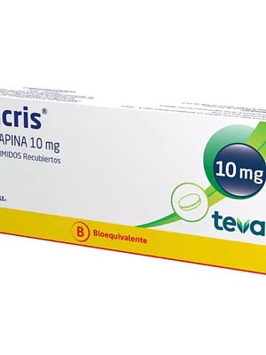 Sincris (B) Olanzapina 10 mg 30 Comprimidos recubiertos.