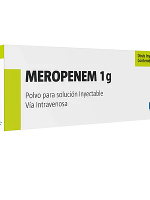 Meropenem Polvo Solucion Iny 1  gramos por 10  unidades  Difem