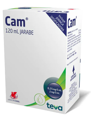 Cam Betametasona, Dexclorfenamina Jarabe 120 ml.