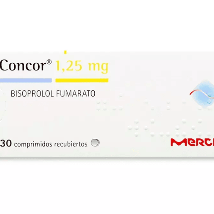 Concor Bisopropol 1,25 mg 30 Comprimidos. 1