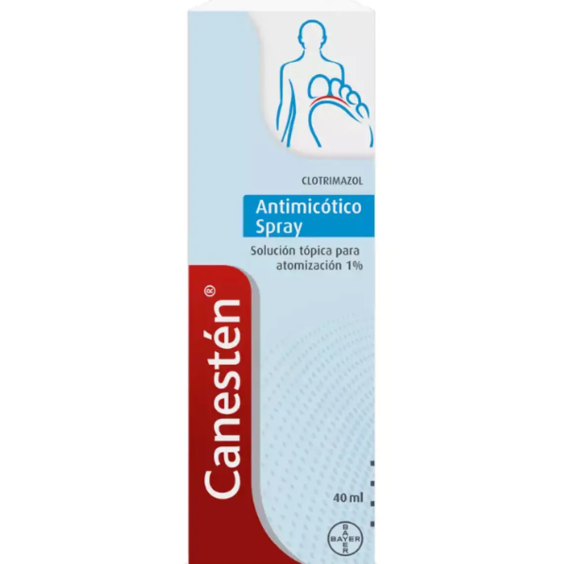 Canestén Clotrimazol 1 % Spray antimicótico 40 ml. 1