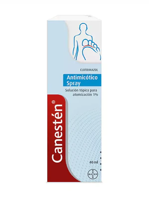 Canestén Clotrimazol 1 % Spray antimicótico 40 ml.