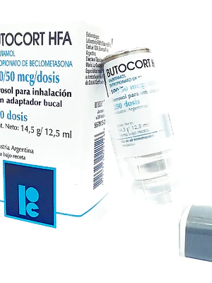 Butocort HFA Salbutamol, Dipropionato 100/50 mcg 250 Dosis. 