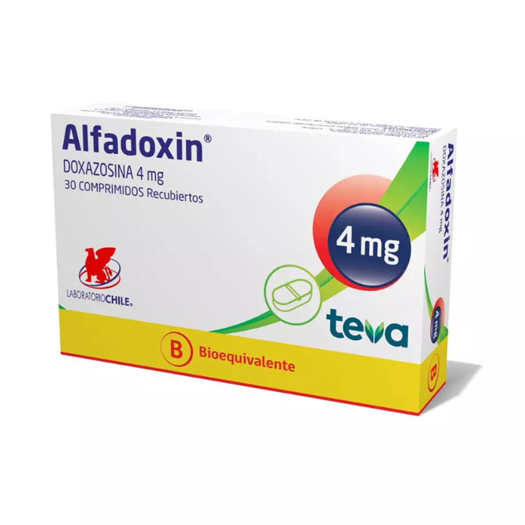Alfadoxin (B) Doxazosina 4 mg 30 Comprimidos. 1