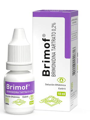 Brimof Brimonidina 0,2 % Solución oftálmica 10 ml.