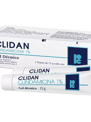 Clidan Clindamicina 1 % Gel dérmico 15 g.