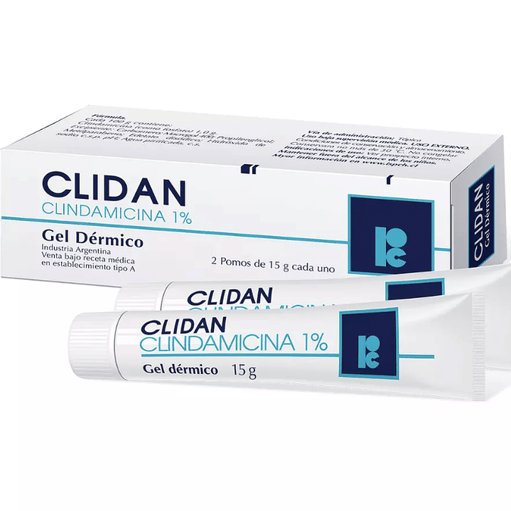 Clidan 1 % Gel dérmico 15 g. 1