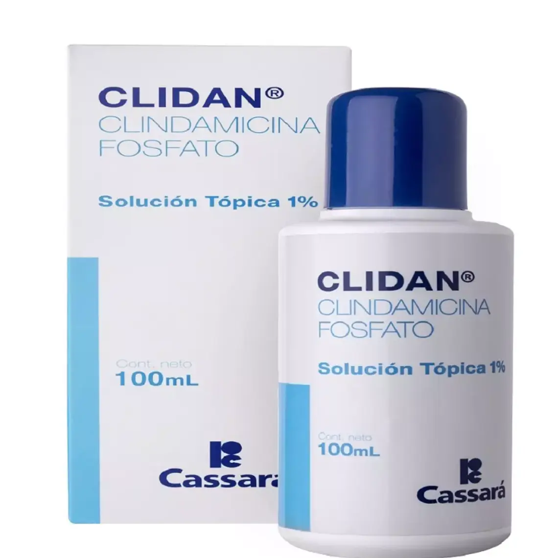 Clidan Clindamicina 1 % Solución tópica 100 ml. 1