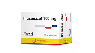 Itraconazol (B) 100 mg 15 Cápsulas. Ascend
