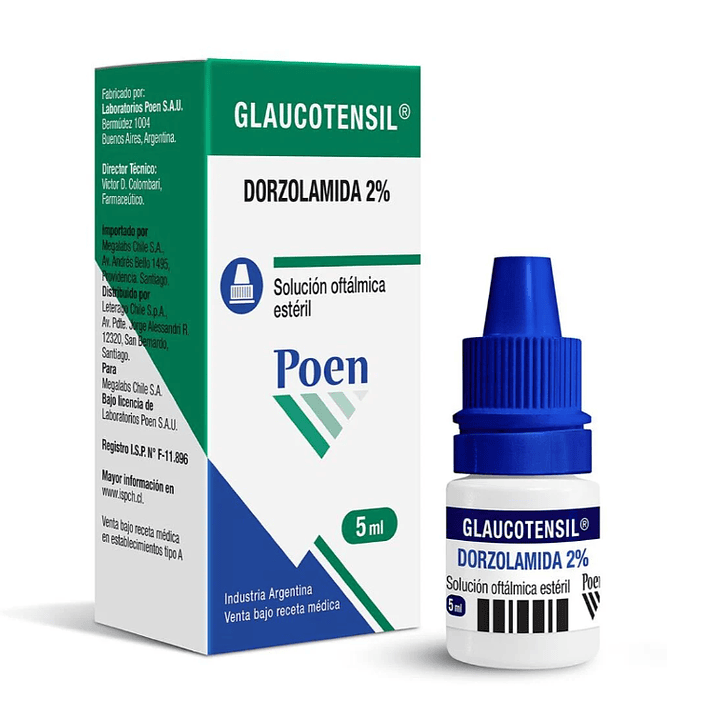 Glaucotensil 2% (B) Solución oftálmica 5 ml. 1