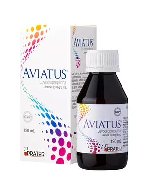 Aviatus Levodropropizina 30 mg/ 5 ml Jarabe 120 ml.