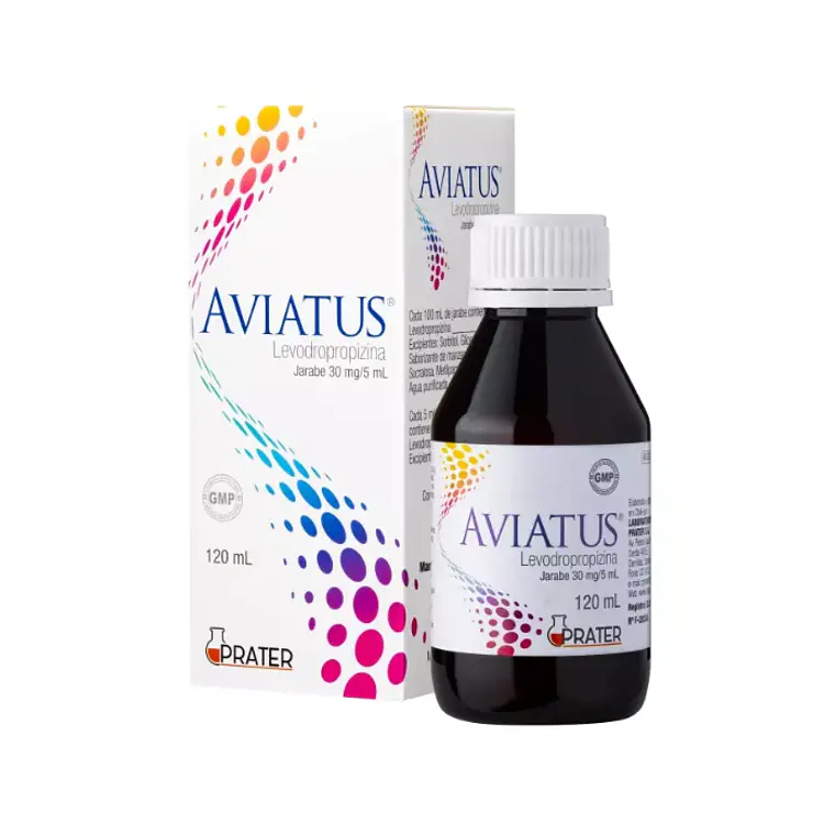 Aviatus Levodropropizina 30 mg/ 5 ml Jarabe 120 ml. 1