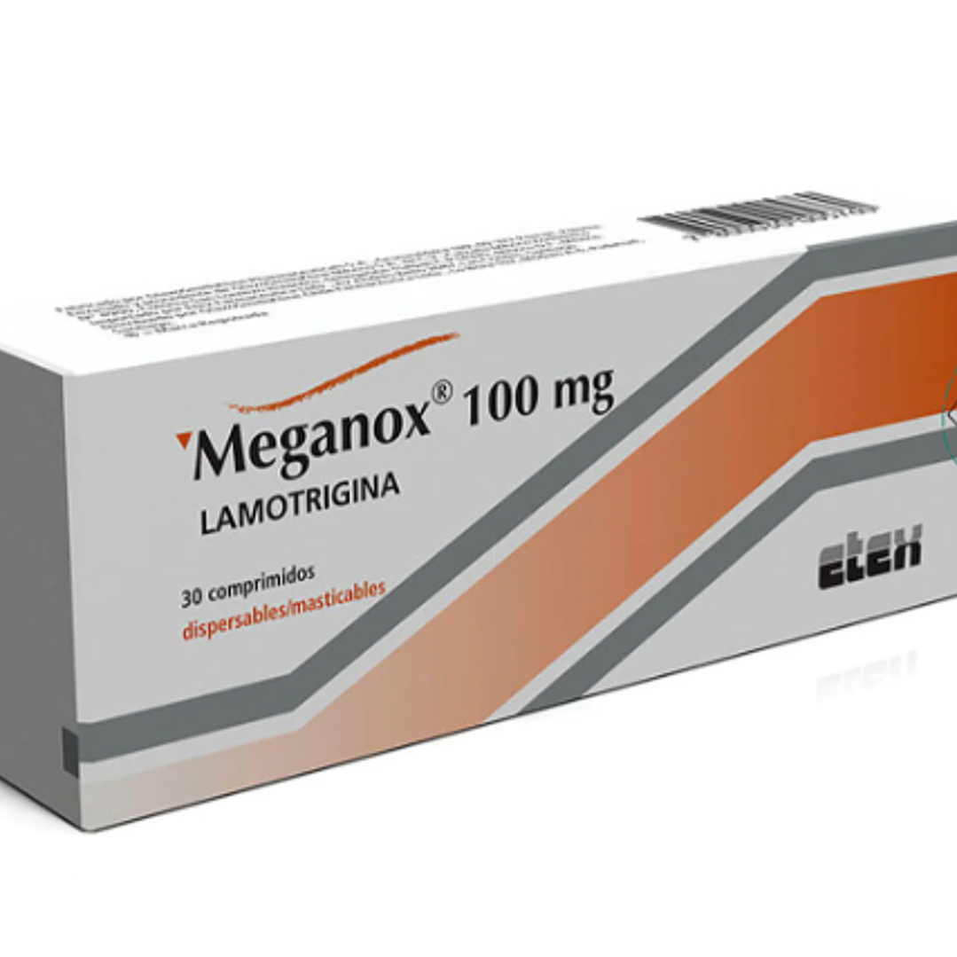 Meganox Lamotrigina  100 mg 30 Comprimidos. 1